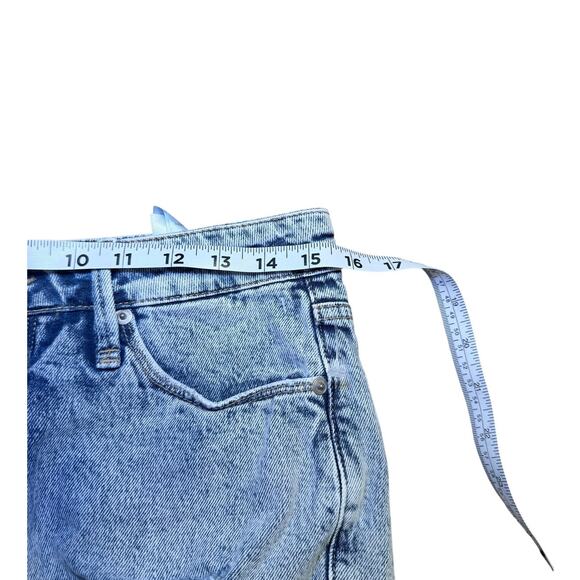 Good American Bombshell Denim Cut Off Shorts Size 8 NWOT #07128-00 - Picture 5 of 7